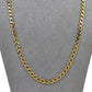 Pre-Owned 9ct Gold Curb Chain Necklace 20 Inch