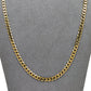 Pre-Owned 9ct Gold Curb Chain Necklace 22 Inch