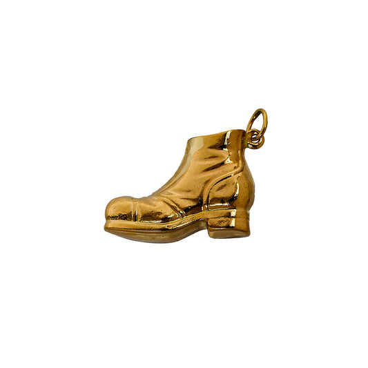 Pre-Owned 9ct Gold Old Boot Charm