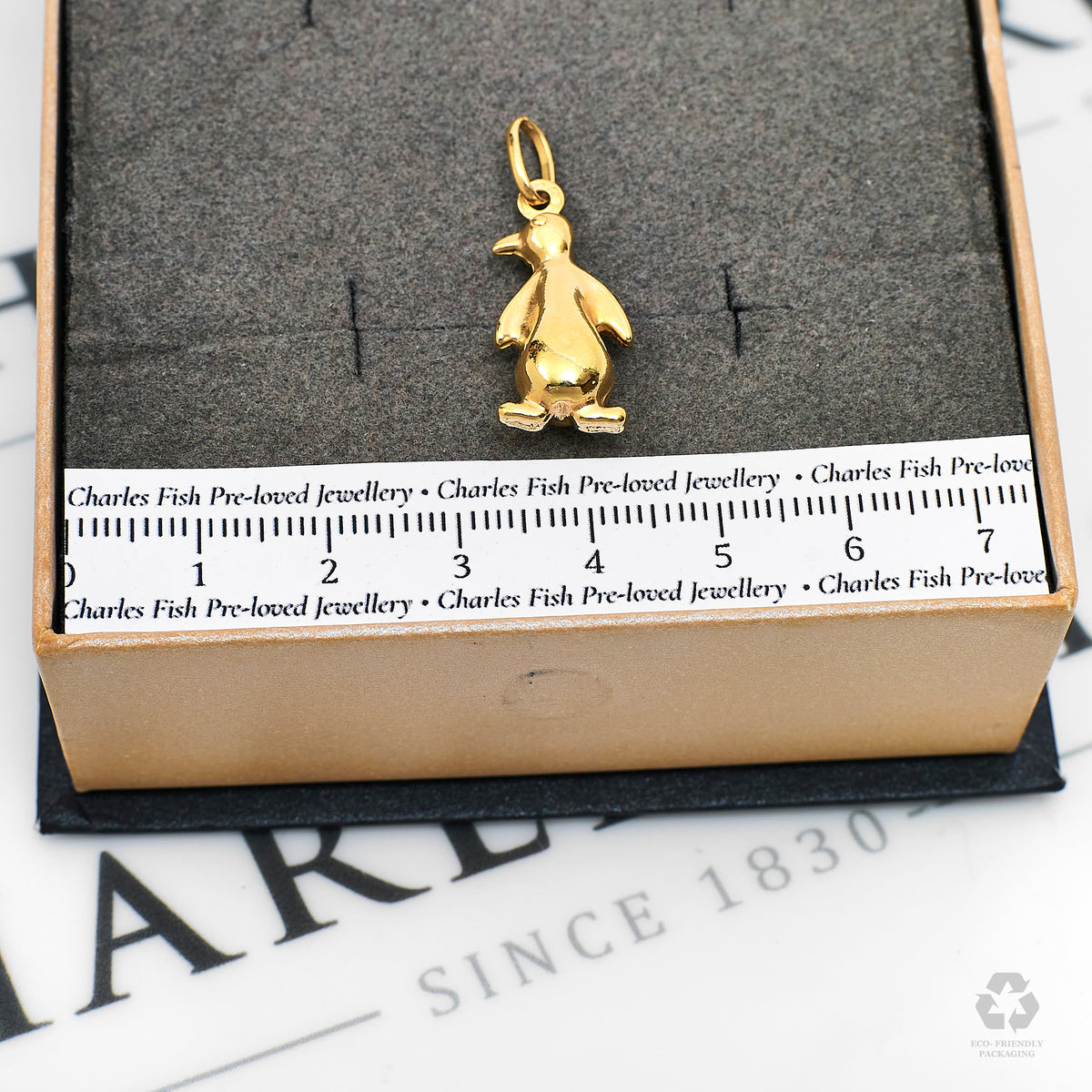 Pre-Owned 9ct Gold Penguin Pendant