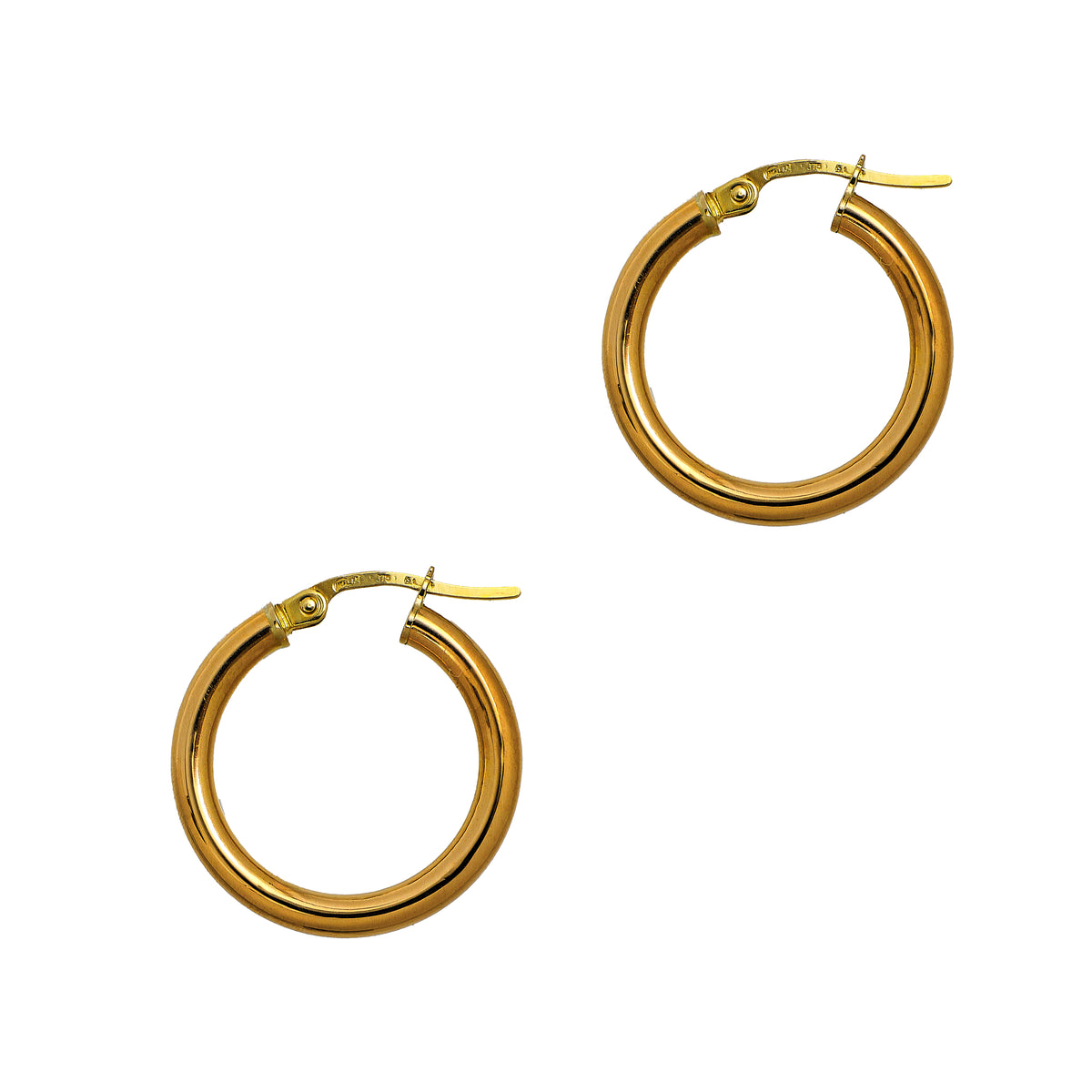 Pre-Owned 9ct Gold Creole Hoop Earrings