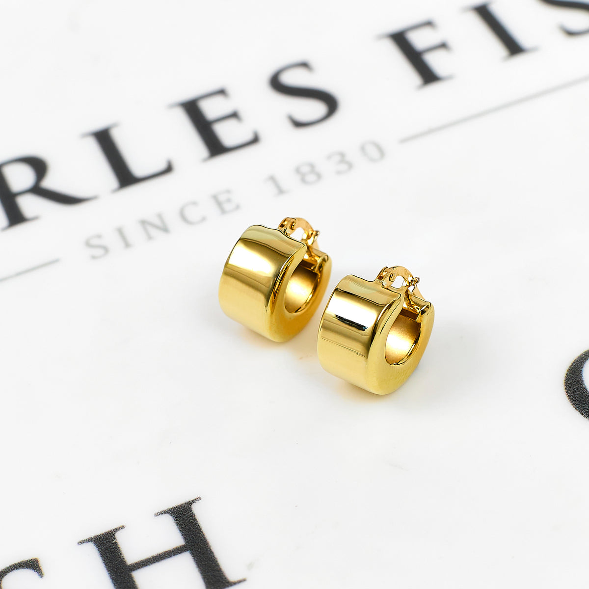 Pre-Owned 9ct Gold Creole Hoop Earrings PETITE