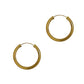 Pre-Owned 9ct Gold Sleeper Hoop Earrings