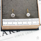 Pre-Owned 14ct Gold CZ Hinged Earrings