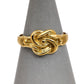 Pre-Owned 9ct Gold Knot Ring Size S