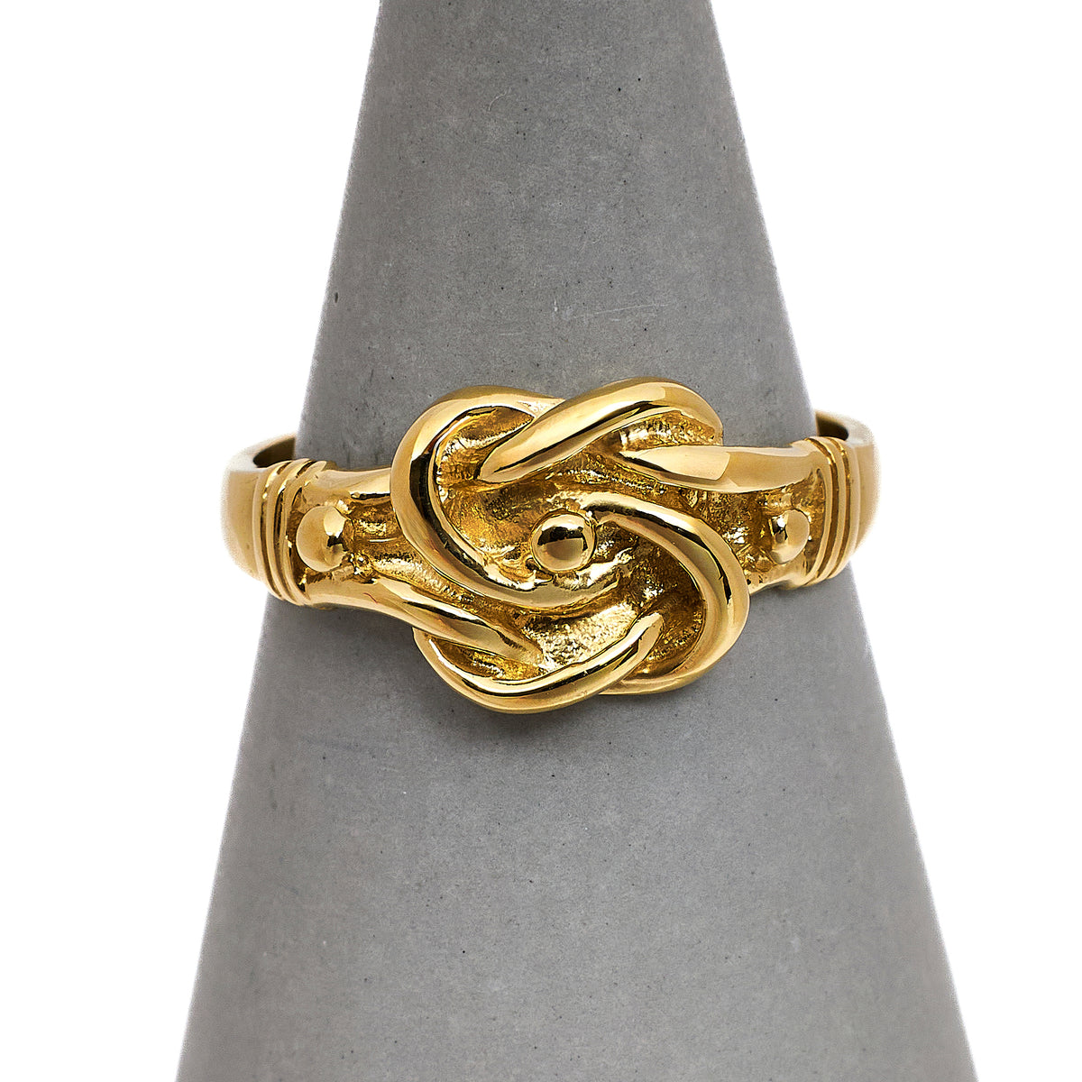 Pre-Owned 9ct Gold Knot Ring Size S