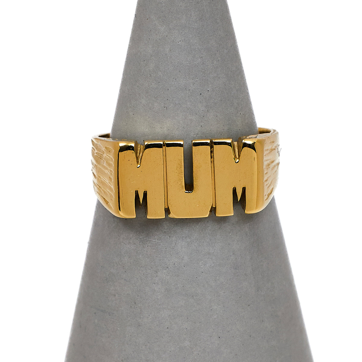 Pre-Owned 9ct Gold MUM Cherish Ring Size K
