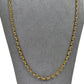 Pre-Owned 9ct Gold Belcher Chain Necklace 24 Inch