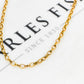 Pre-Owned 9ct Gold Belcher Chain Necklace 24 Inch