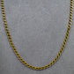 Pre-Owned 9ct Gold Curb Chain Necklace 18 Inch