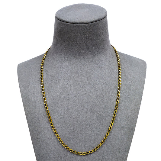 Pre-Owned 9ct Gold Curb Chain Necklace 18 Inch