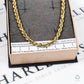 Pre-Owned 9ct Gold Rope Chain Necklace 18 Inch