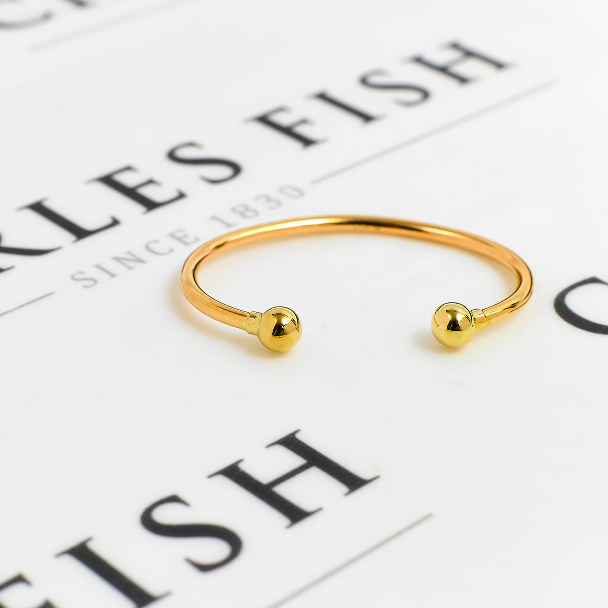 Pre-Owned 9ct Gold Childs Torque Bangle