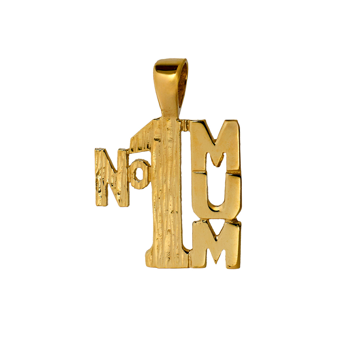Pre-Owned 9ct Gold No1 MUM Pendant