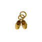 Pre-Owned 9ct Gold Baby Booties Charm