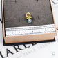 Pre-Owned 9ct Gold Blue CZ Dummy Charm