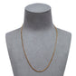 Pre-Owned 9ct Gold Curb Chain Necklace 17 Inch
