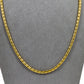 Pre-Owned 14ct Gold Woven Link Design Necklace 20 Inch