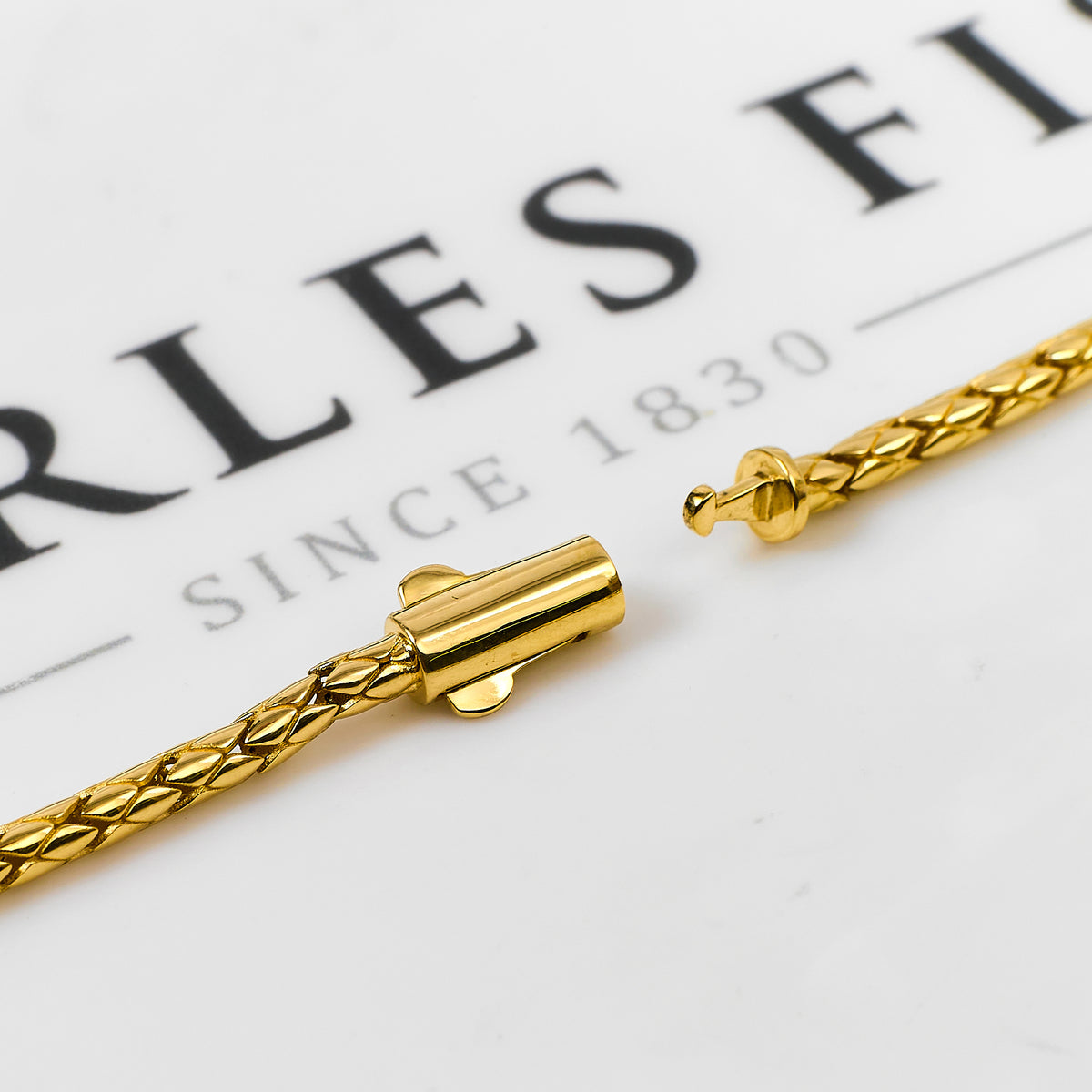 Pre-Owned 14ct Gold Woven Link Design Necklace 20 Inch