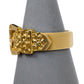Pre-Owned 9ct Gold Men's Buckle Ring Size X.5