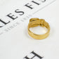 Pre-Owned 9ct Gold Men's Buckle Ring Size X.5