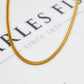 Pre-Owned 9ct Gold Square Foxtail Necklace 22 Inch