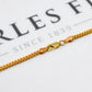 Pre-Owned 9ct Gold Square Foxtail Necklace 22 Inch