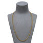 Pre-Owned 9ct Gold Square Foxtail Necklace 22 Inch
