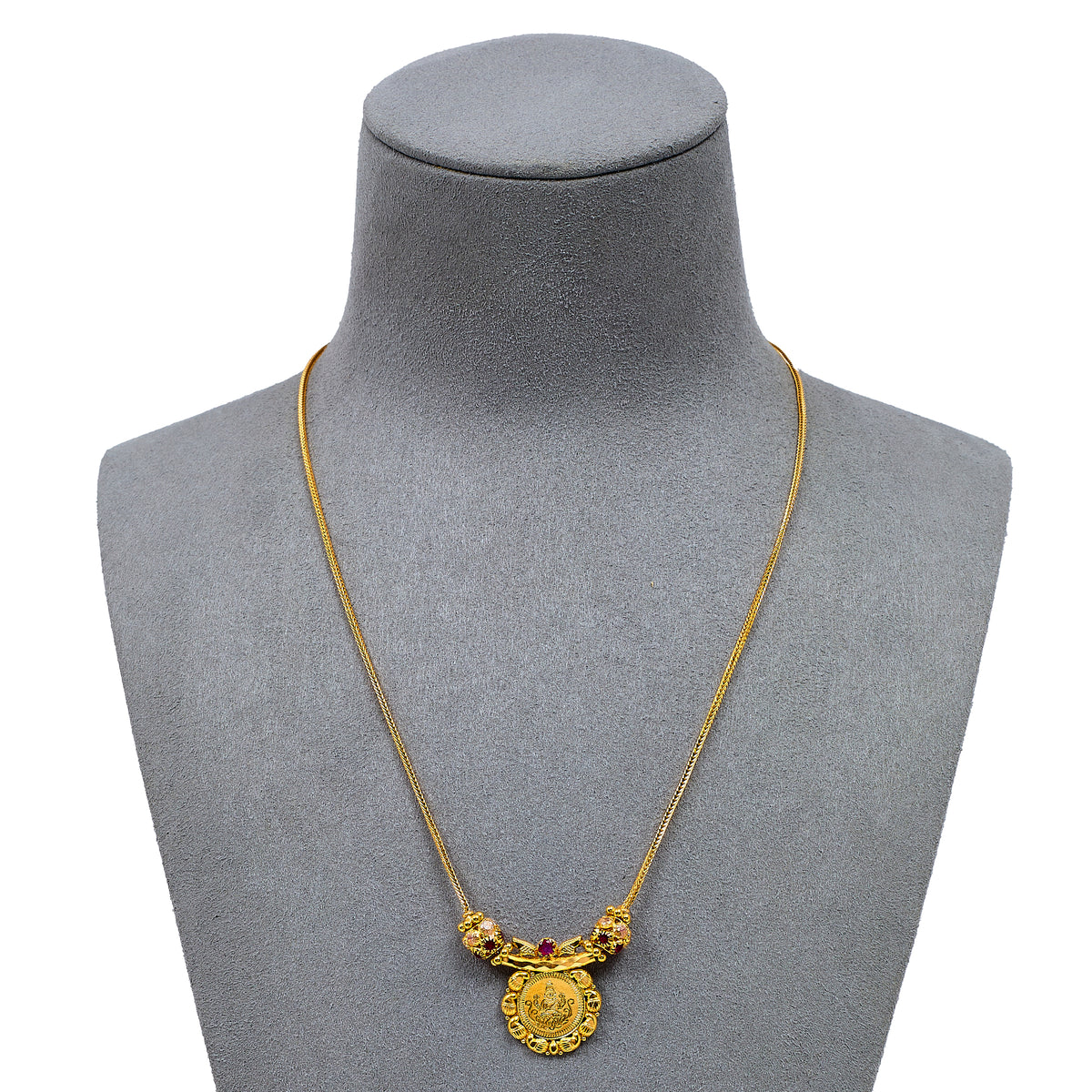 Pre-Owned 22ct Gold Lakshmi Centre Necklace 16 Inch