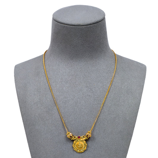 Pre-Owned 22ct Gold Lakshmi Centre Necklace 16 Inch