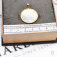 Pre-Owned 18ct Rose Gold Round Mother Of Pearl Pendant