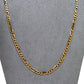 Pre-Owned 9ct Gold Figaro Chain Necklace 20 Inch