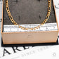 Pre-Owned 9ct Gold Figaro Chain Necklace 20 Inch