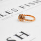 Pre-Owned 9ct Rose Gold Diamond DISNEY Belle Rose Ring