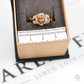 Pre-Owned 9ct Rose Gold Diamond DISNEY Belle Rose Ring