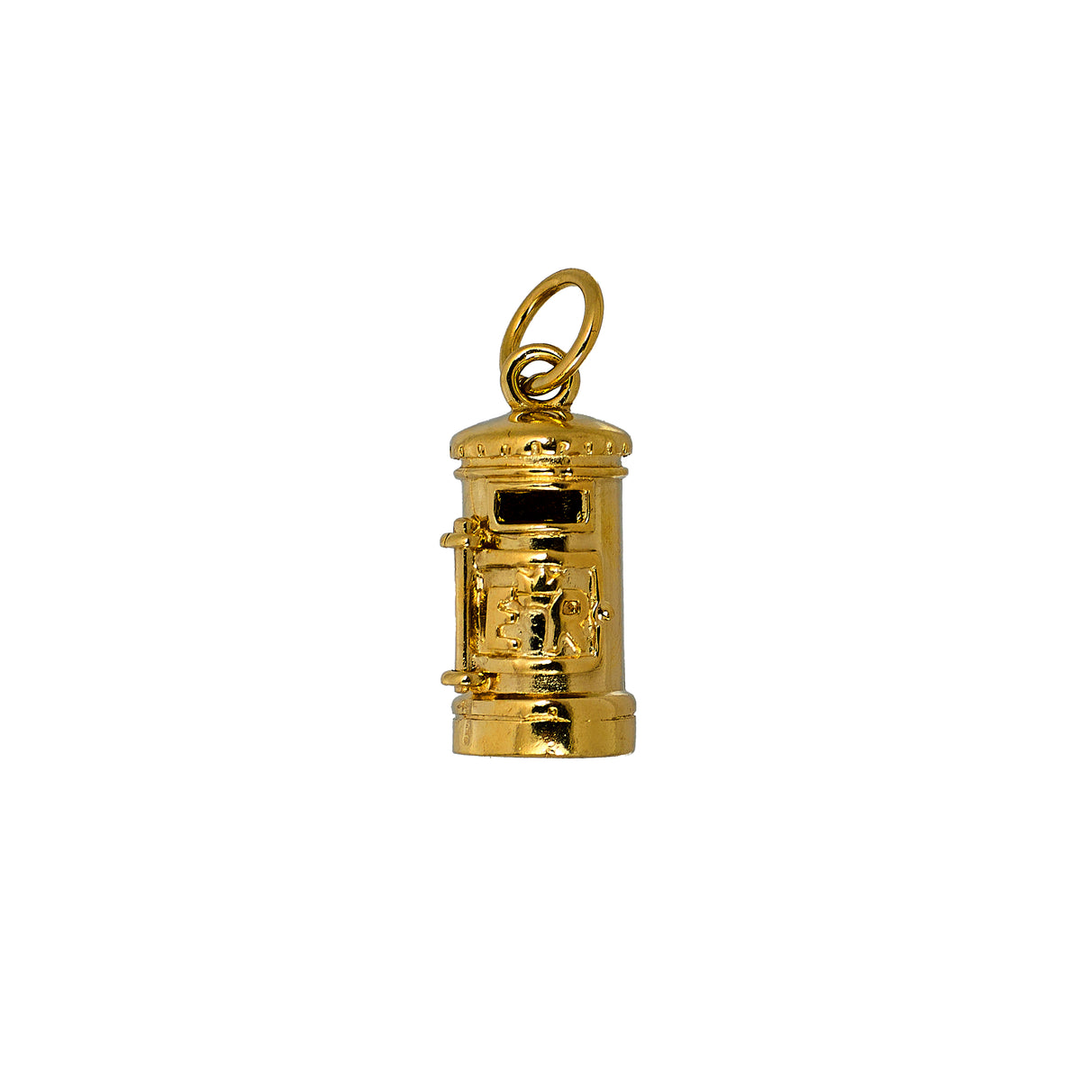 Pre-Owned 9ct Gold Post Box Charm