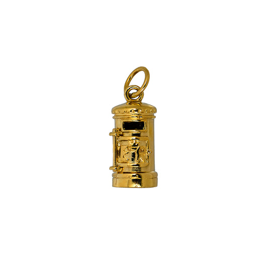 Pre-Owned 9ct Gold Post Box Charm