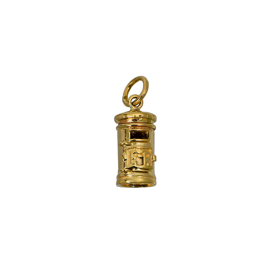 Pre-Owned 9ct Gold Post Box Charm