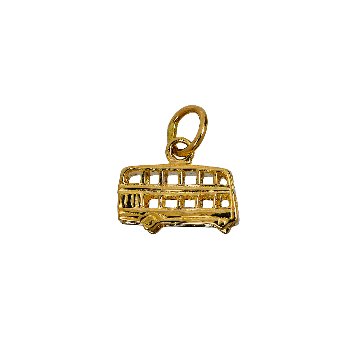 Pre-Owned 9ct Gold Double Decker Bus Charm