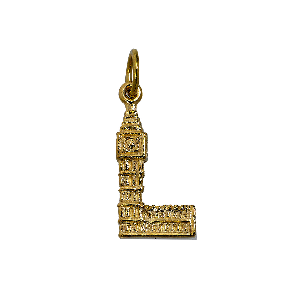 Pre-Owned 9ct Gold Houses Of Parliament Charm