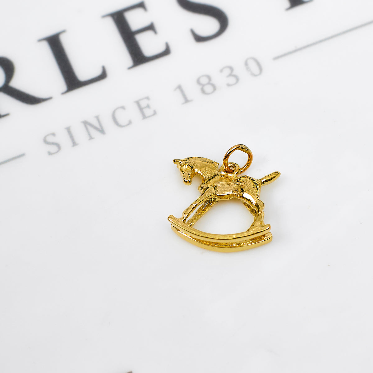Pre-Owned 9ct Gold Rocking Horse Charm