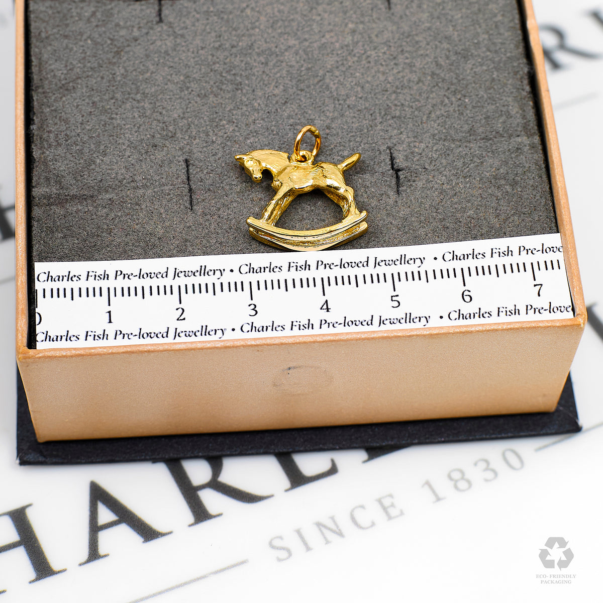 Pre-Owned 9ct Gold Rocking Horse Charm