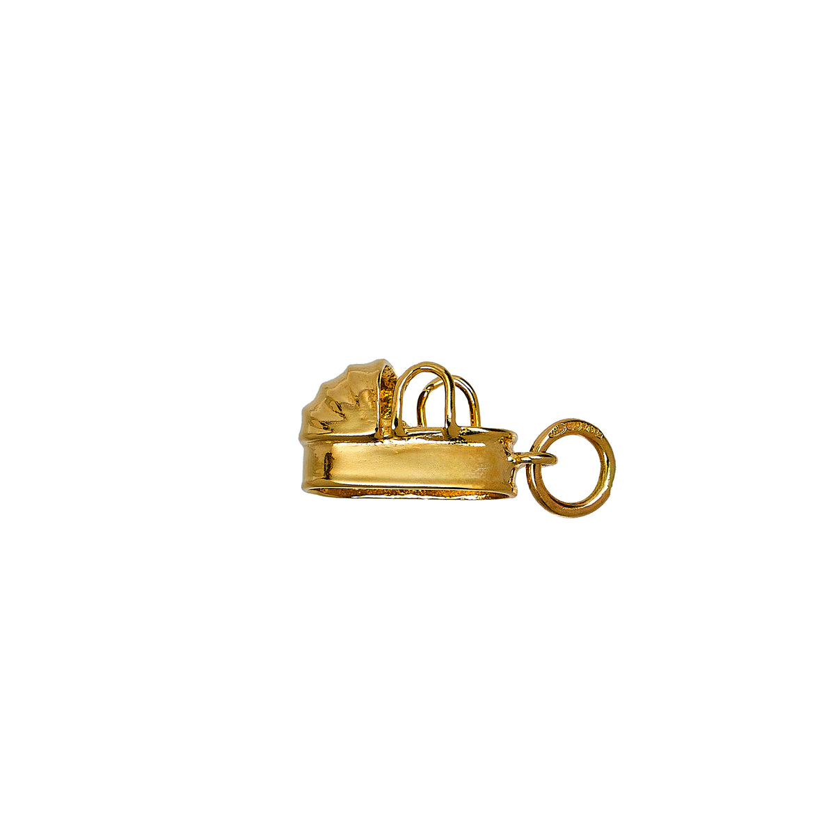 Pre-Owned 9ct Gold Baby Cot Charm