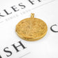 Pre-Owned 9ct Gold Round Pattern Locket