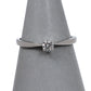 Pre-Owned Platinum Diamond Solitaire Ring Size O