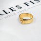 Pre-Owned 9ct Gold Buckle Ring Size S