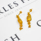 Pre-Owned 22ct Gold CZ Drop Earrings