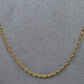 Pre-Owned 9ct Gold Belcher Chain Necklace 19 Inch