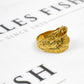 Pre-Owned 9ct Gold Horse Saddle Ring Size S.5