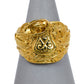 Pre-Owned 9ct Gold Horse Saddle Ring Size S.5